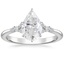 Platinum Nadia Diamond Ring, smalltop view