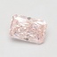 0.62 Ct. Fancy Pink Radiant Lab Grown Diamond