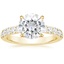18K Yellow Gold Anthology Half-Coverage Diamond Ring (1/2 ct. tw.), smalltop view