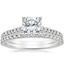Platinum Sonora Diamond Ring with Sonora Eternity Diamond Ring (3/8 ct. tw.)