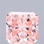 3.11 Ct. Fancy Vivid Pink Radiant Lab Grown Diamond