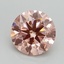 2.00 Ct. Fancy Intense Pink Round Lab Grown Diamond