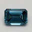 1.71 Ct. Fancy Vivid Blue Emerald Lab Grown Diamond
