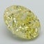 5.62 Ct. Fancy Intense  Yellow Oval Lab Grown Diamond