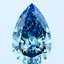 3.50 Ct. Fancy Vivid Blue Pear Lab Grown Diamond
