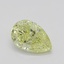 0.54 Ct. Fancy Light Yellow Pear Diamond