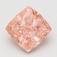 5.10 Ct. Fancy Vivid Pink Cushion Lab Grown Diamond