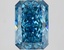 3.3 Ct. Fancy Vivid Blue Radiant Lab Grown Diamond