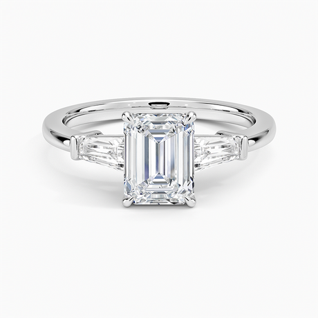 Symphony Three Stone Diamond Ring - Brilliant Earth