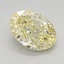 1.16 Ct. Fancy Intense Yellow Oval Lab Grown Diamond