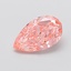 1.55 Ct. Fancy Intense Orangy Pink Pear Lab Grown Diamond