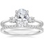 Platinum Selene Diamond Ring with Luxe Ballad Diamond Ring (1/4 ct. tw.)