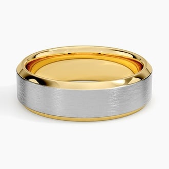 Emery 6.5mm Wedding Ring in 18K Yellow Gold