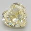 3.19 Ct. Fancy Yellow Heart Lab Grown Diamond