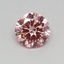 0.32 Ct. Fancy Intense Pink Round Lab Grown Diamond