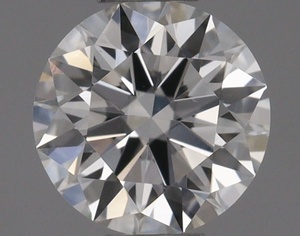 Round diamond — real photo