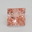 1.90 Ct. Fancy Vivid Pink Princess Lab Grown Diamond