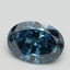 2.00 Ct. Fancy Vivid Blue Oval Lab Grown Diamond