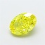 1.11 Ct. Fancy Vivid  Yellow Oval Lab Grown Diamond