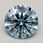 2.02 Ct. Fancy Blue Round Lab Grown Diamond