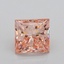 1.01 Ct. Fancy Intense Pink Princess Lab Grown Diamond