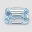 5.09 Ct. Fancy Intense Blue Emerald Lab Grown Diamond