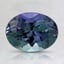 8.3x6.3mm Unheated Parti-Color Oval Tanzanite