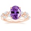 14K Rose Gold Amaranta Diamond Ring (1/2 ct. tw.), smalltop view