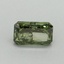 0.51 Ct. Fancy Vivid Green Radiant Lab Grown Diamond