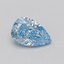 3.05 Ct. Fancy Vivid Blue Pear Lab Grown Diamond