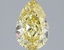 2.09 Ct. Fancy Intense Yellow Pear Lab Grown Diamond