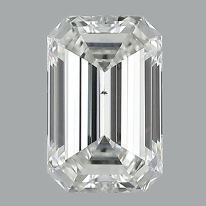 Emerald diamond — real photo