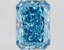 1.54 Ct. Fancy Vivid Blue Radiant Lab Grown Diamond