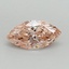 0.72 Ct. Fancy Vivid Pink Marquise Lab Grown Diamond