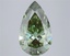 5.01 Ct. Fancy Vivid  Green Pear Lab Grown Diamond