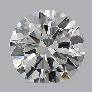 Round diamond — real photo