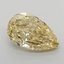 1.96 Ct. Fancy Intense  Yellow Pear Lab Grown Diamond
