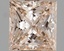 2.00 Ct. Fancy Light Pinkish Orange Princess Lab Grown Diamond