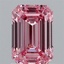 1.53 Ct. Fancy Vivid Pink Emerald Lab Grown Diamond