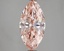 2.57 Ct. Fancy Vivid Pink Marquise Lab Grown Diamond