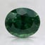 8x6.6mm Teal Oval Montana Sapphire