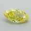 0.84 Ct. Fancy Vivid Yellow Marquise Lab Grown Diamond