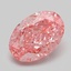 2.07 Ct. Fancy Vivid Pink Oval Lab Grown Diamond