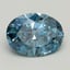 1.62 Ct. Fancy Vivid Blue Oval Lab Grown Diamond
