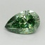 1.01 Ct. Fancy Vivid Green Pear Lab Grown Diamond