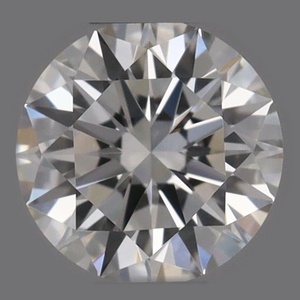 Round diamond — real photo