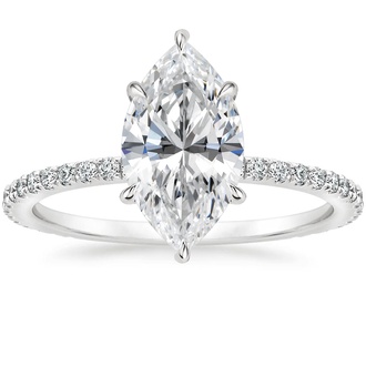 Shop Marquise Diamond Engagement Rings | Brilliant Earth