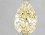 3.05 Ct. Fancy Intense Yellow Pear Lab Grown Diamond
