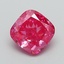 1.04 Ct. Fancy Vivid Pink Cushion Lab Grown Diamond