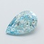 1.42 Ct. Fancy Vivid  Blue Pear Lab Grown Diamond